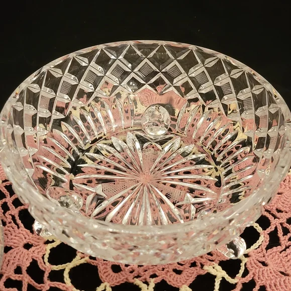 Brilliant Cut Glass Candy Dish - Picture 4 of 5